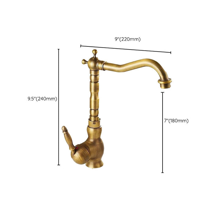 Lisslune | Glam Centerset Faucet Single Hole Basin Faucet with 2 Handles