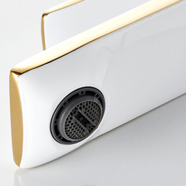 Lisslune | Single Hole Bathroom Faucet 6.69" H Modern Luxury Sink Faucet