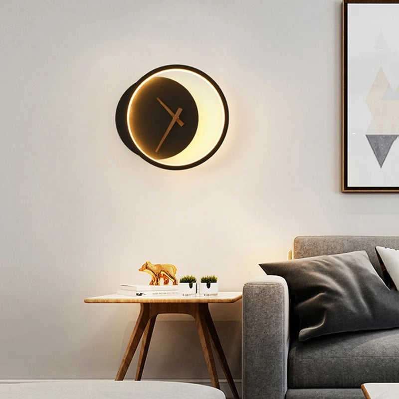 Lisslune | TimeGlow - Modern LED wall clock with LED lighting