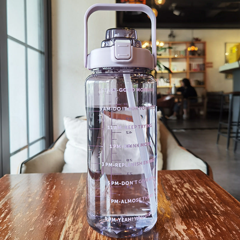 Lisslune | Large Plastic Cup Portable Water Bottle