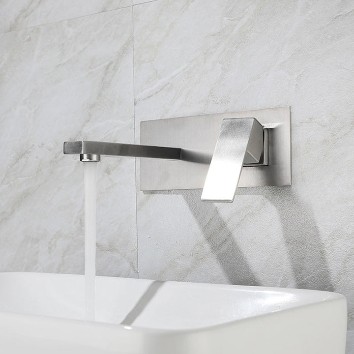 Lisslune | Contemporary style faucets with lever handles Wall-mounted faucets for the bathroom