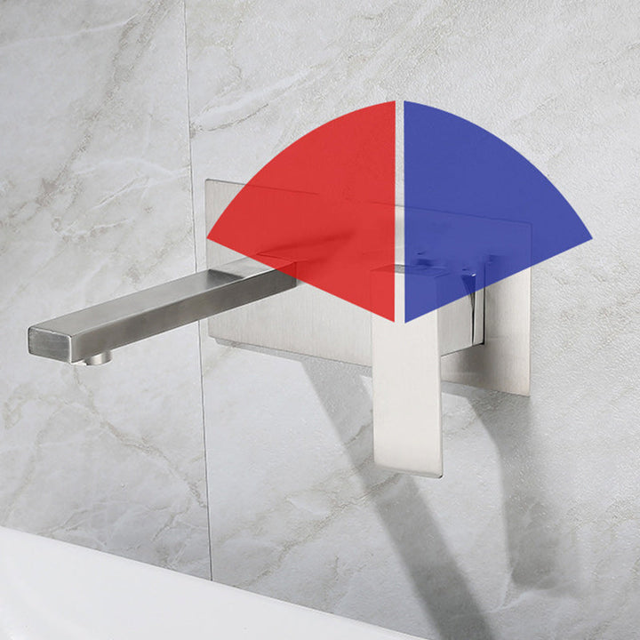 Lisslune | Contemporary style faucets with lever handles Wall-mounted faucets for the bathroom