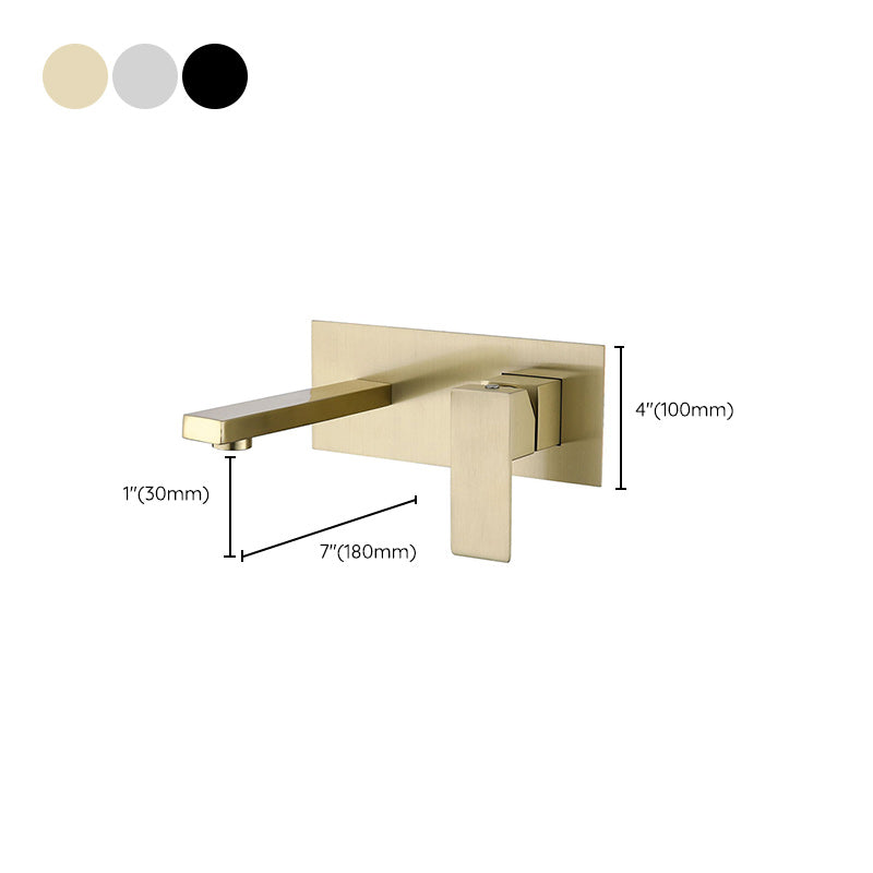Lisslune | Contemporary style faucets with lever handles Wall-mounted faucets for the bathroom