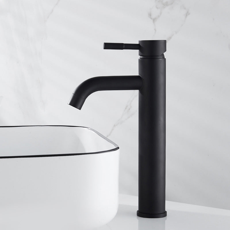 Lisslune | Contemporary Vessel Faucet Single Handle Low Arc Copper Vessel Faucet