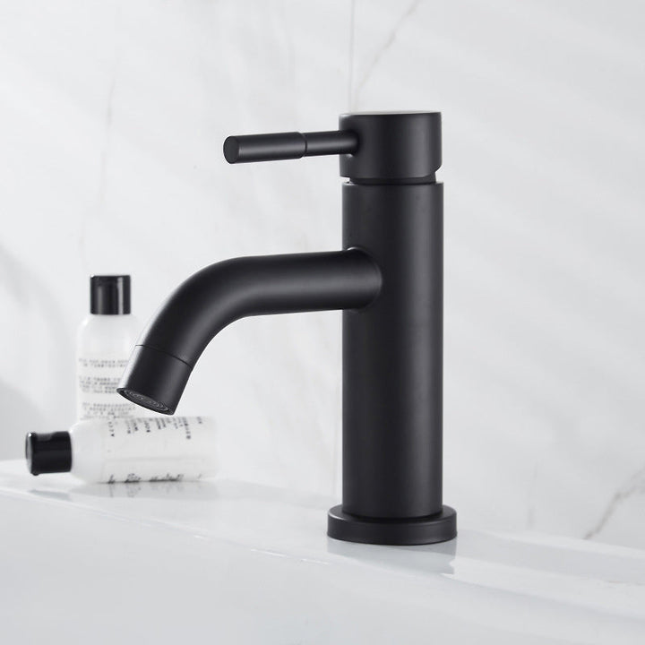 Lisslune | Contemporary Vessel Faucet Single Handle Low Arc Copper Vessel Faucet