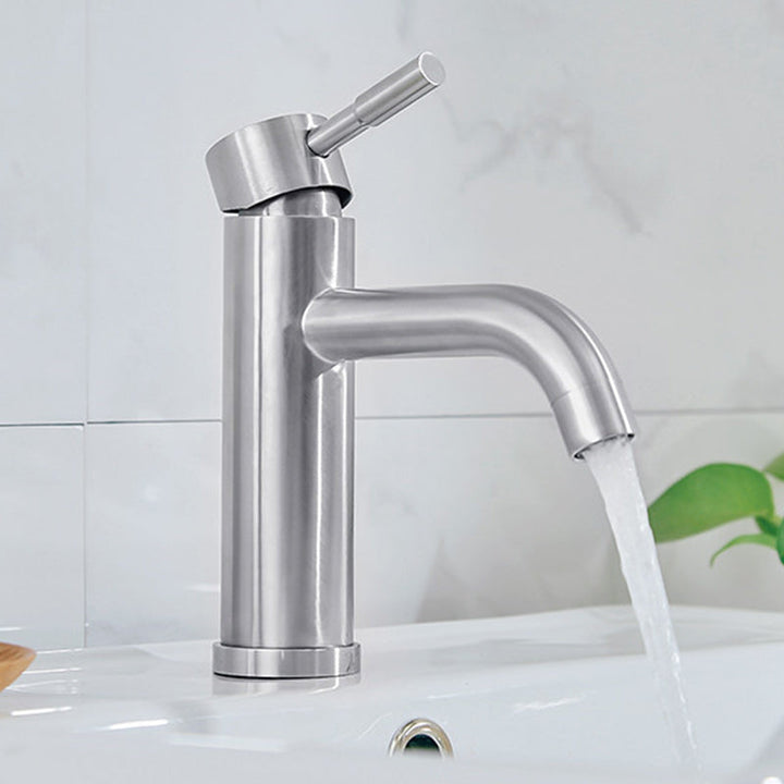 Lisslune | Contemporary Vessel Faucet Single Handle Low Arc Copper Vessel Faucet