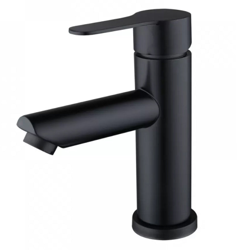 Lisslune | Modern Silver Washbasin Mixer Single Lever Bathroom Faucet with Lever Handle