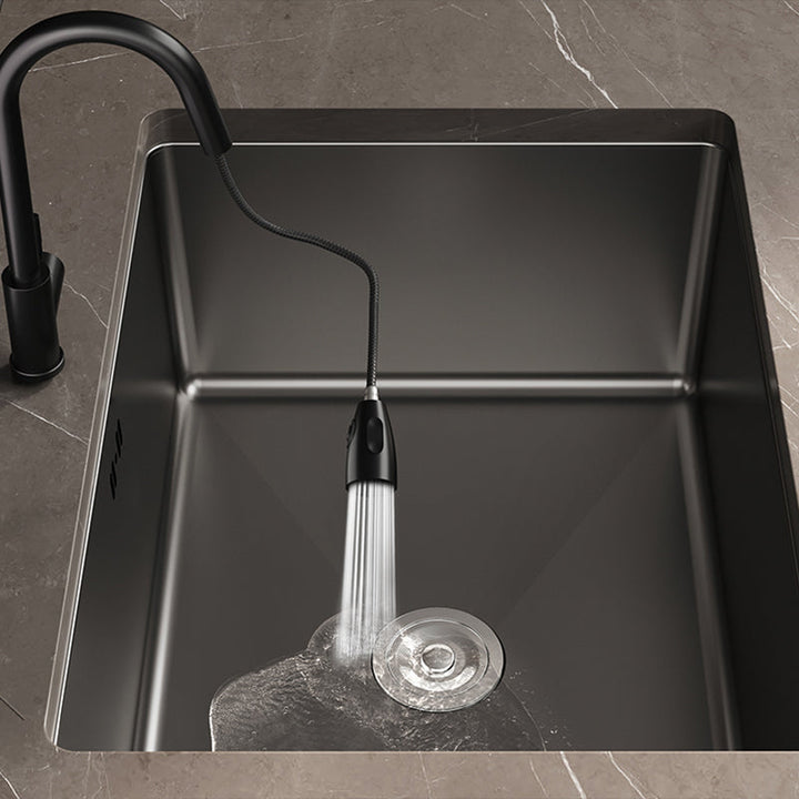 Lisslune | Contemporary Sink Set Stainless Steel Friction Resistant Sink Set for the Kitchen