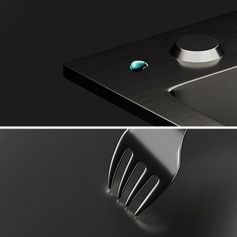 Lisslune | Contemporary Sink Set Stainless Steel Friction Resistant Sink Set for the Kitchen