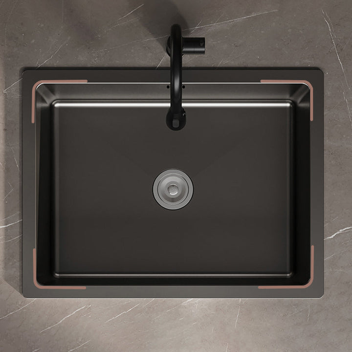 Lisslune | Contemporary Sink Set Stainless Steel Friction Resistant Sink Set for the Kitchen