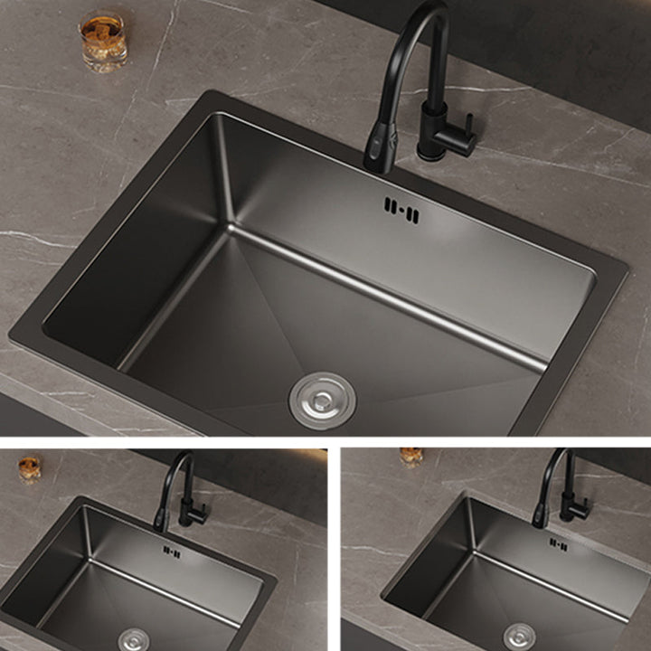 Lisslune | Contemporary Sink Set Stainless Steel Friction Resistant Sink Set for the Kitchen