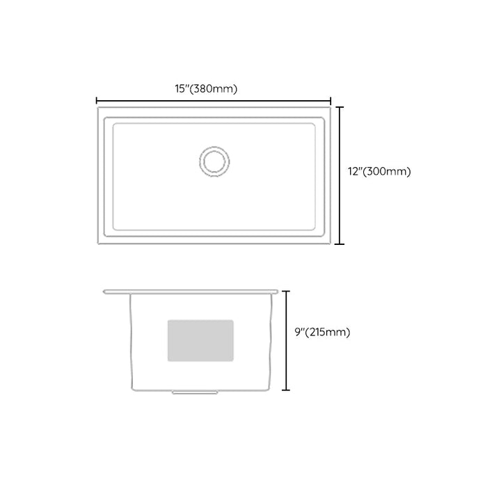 Lisslune | Contemporary Sink Set Stainless Steel Friction Resistant Sink Set for the Kitchen