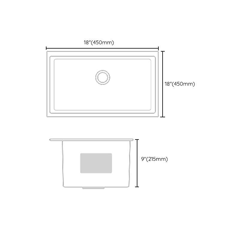 Lisslune | Contemporary Sink Set Stainless Steel Friction Resistant Sink Set for the Kitchen
