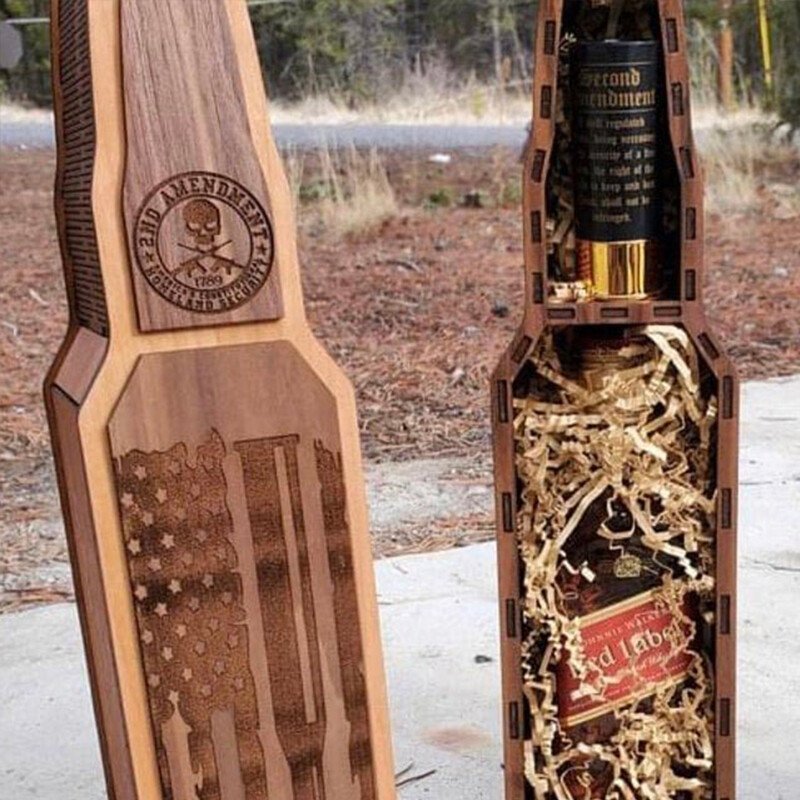 Lisslune | 2nd Amendment wooden box