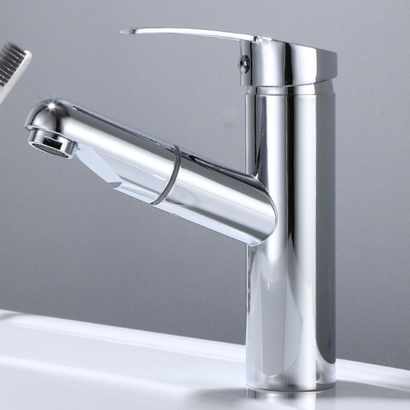Lisslune | Modern Sink Faucet Solid Color Metal Sink Bathroom Faucet