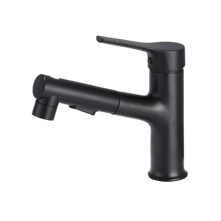 Lisslune | Modern Sink Faucet Solid Color Metal Sink Bathroom Faucet