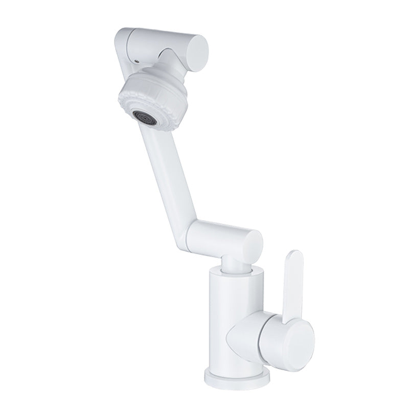 Lisslune | Swivel spout bathroom faucet single hole sink faucet with lever handle