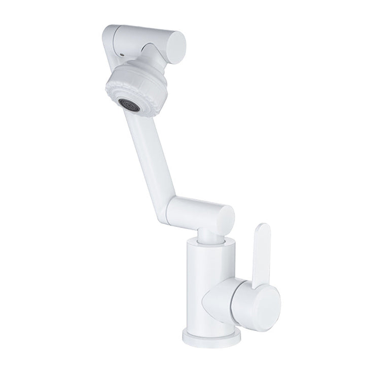 Lisslune | Swivel spout bathroom faucet single hole sink faucet with lever handle