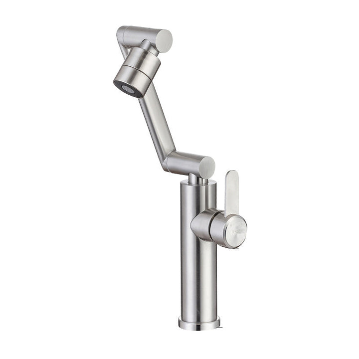 Lisslune | Swivel spout bathroom faucet single hole sink faucet with lever handle