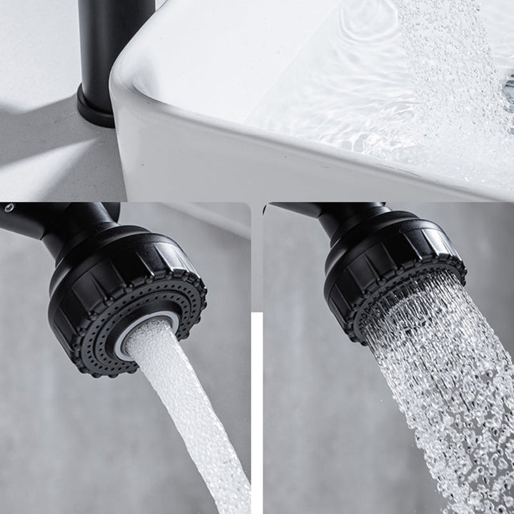 Lisslune | Swivel spout bathroom faucet single hole sink faucet with lever handle
