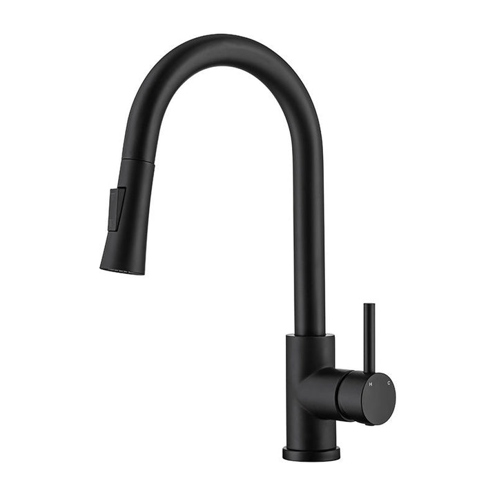 Lisslune | Modern Style Expandable Sink Faucet Single Handle Stainless Steel Sink Faucet