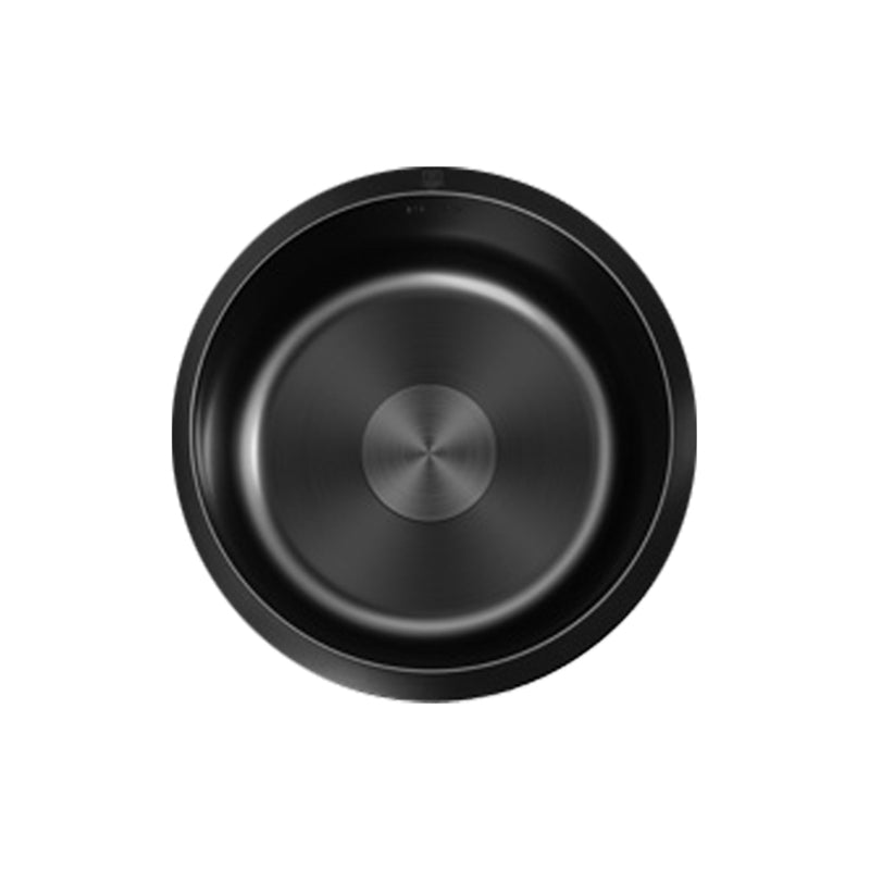 Lisslune | Classic Round Sink Stainless Steel Built-in Sink Non-Slip Round Basin for the Kitchen
