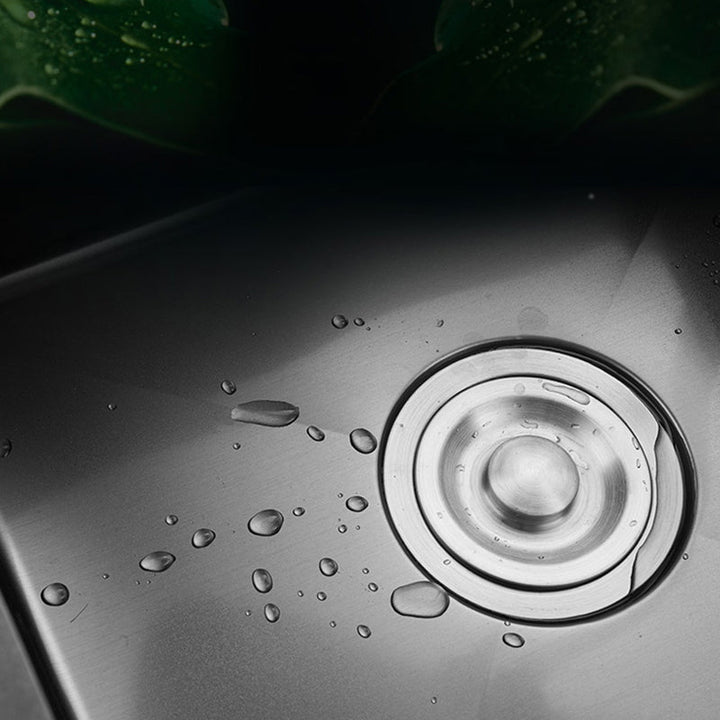 Lisslune | Classic sink made of stainless steel built-in sink with scratch-resistant basin for the kitchen