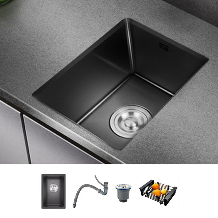 Lisslune | Classic sink made of stainless steel built-in sink with scratch-resistant basin for the kitchen