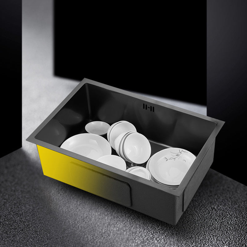 Lisslune | Classic sink made of stainless steel built-in sink with scratch-resistant basin for the kitchen