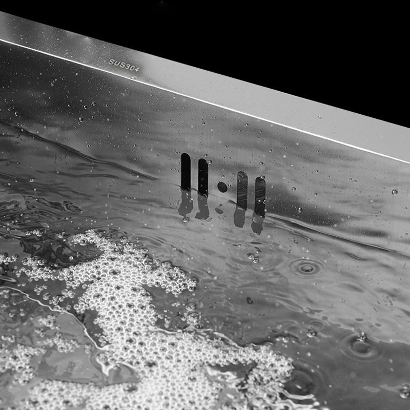 Lisslune | Classic sink made of stainless steel built-in sink with scratch-resistant basin for the kitchen