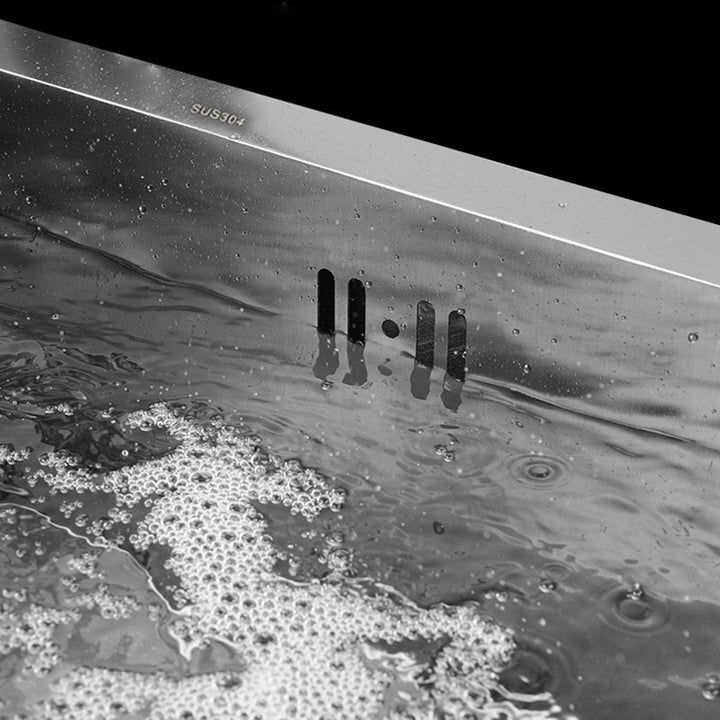 Lisslune | Classic sink made of stainless steel built-in sink with scratch-resistant basin for the kitchen