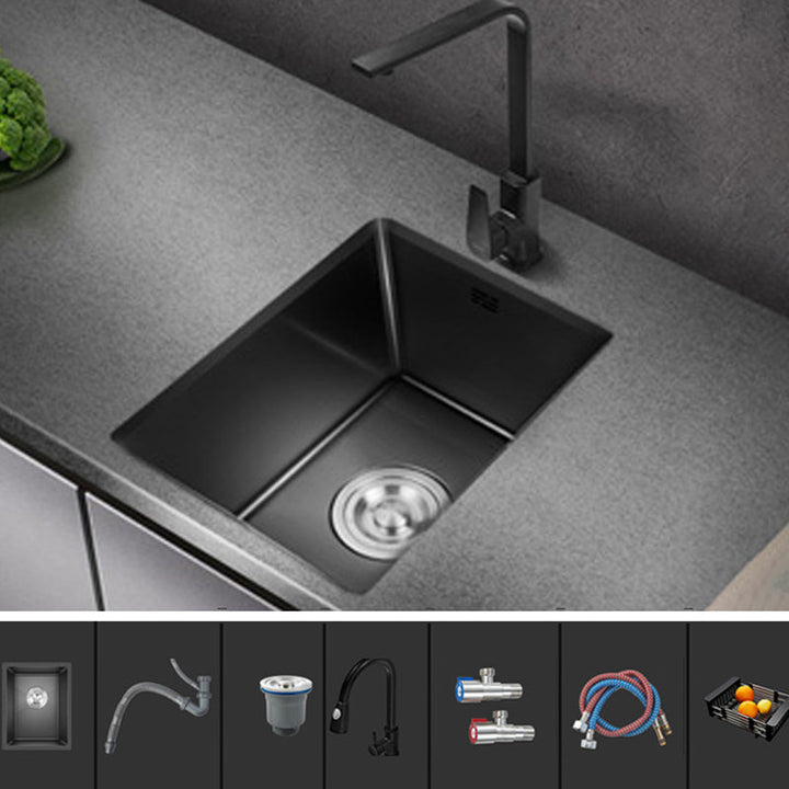 Lisslune | Classic sink made of stainless steel built-in sink with scratch-resistant basin for the kitchen
