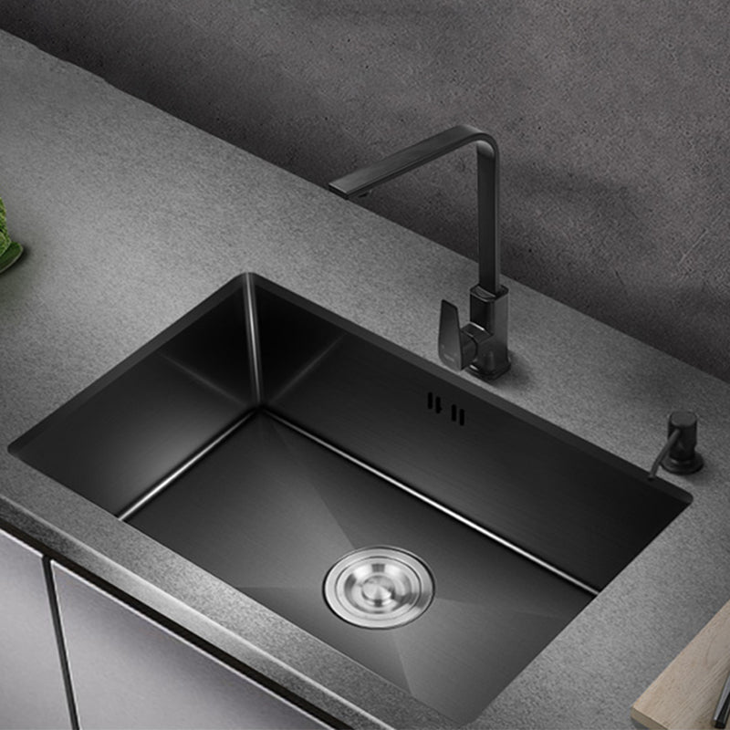 Lisslune | Classic sink made of stainless steel built-in sink with scratch-resistant basin for the kitchen