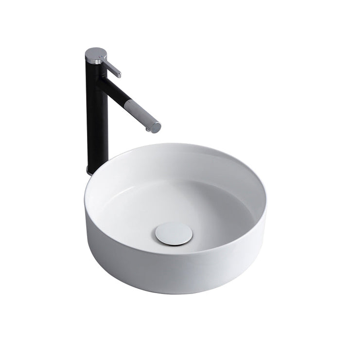 Lisslune | Modern Sink Porcelain Solid Color Round Sink