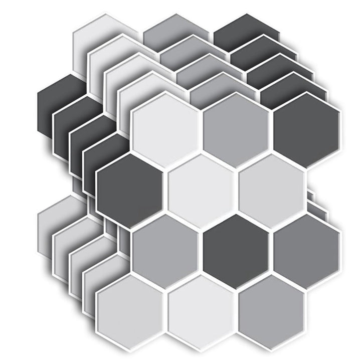 Lisslune | 3D Wall Panel Modern Minimalistic Home Living Room Bathroom Panel Wall (5-Pack)