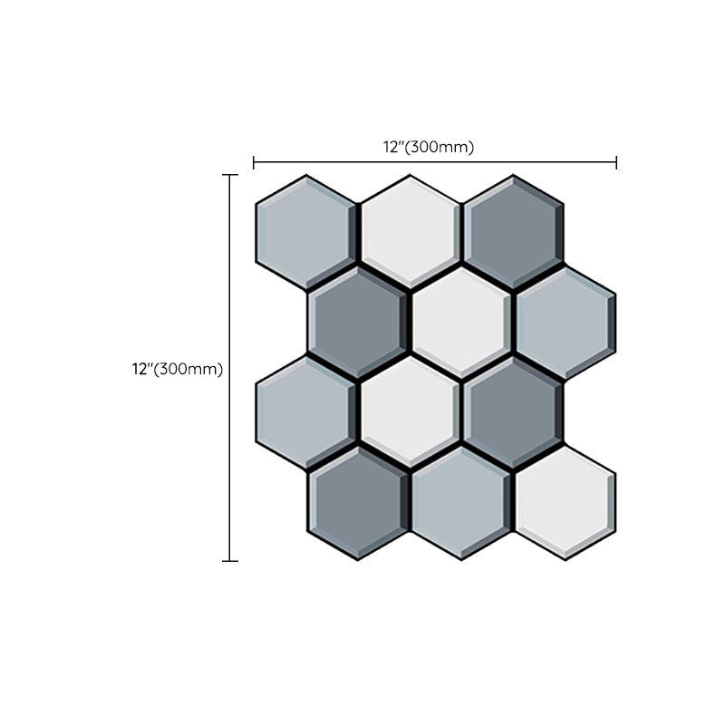 Lisslune | 3D Wall Panel Modern Minimalistic Home Living Room Bathroom Panel Wall (5-Pack)
