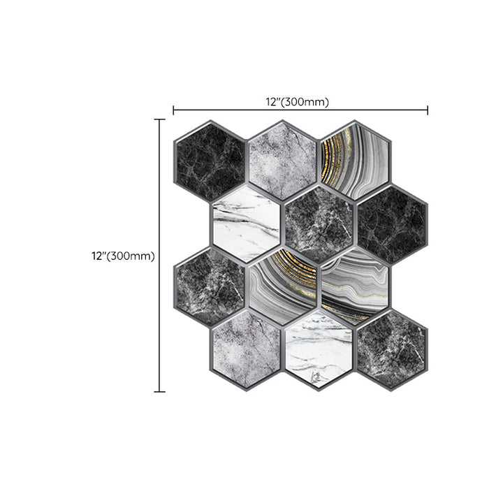 Lisslune | 3D Wall Panel Modern Minimalistic Home Living Room Bathroom Panel Wall (5-Pack)