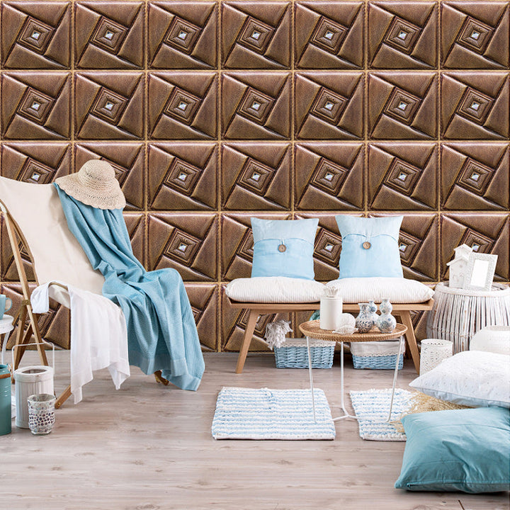 Lisslune | 3D Three-Dimensional Panel Wall Beautiful Style Living Room Bedroom Wall Panel (5-Pack)