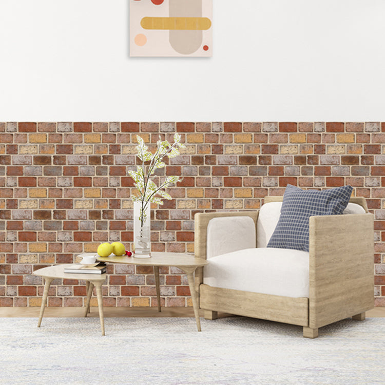 Lisslune | Artificial Brick Panel Wall Farmhouse Style Simple Living Room Wall Panel (5-Pack)