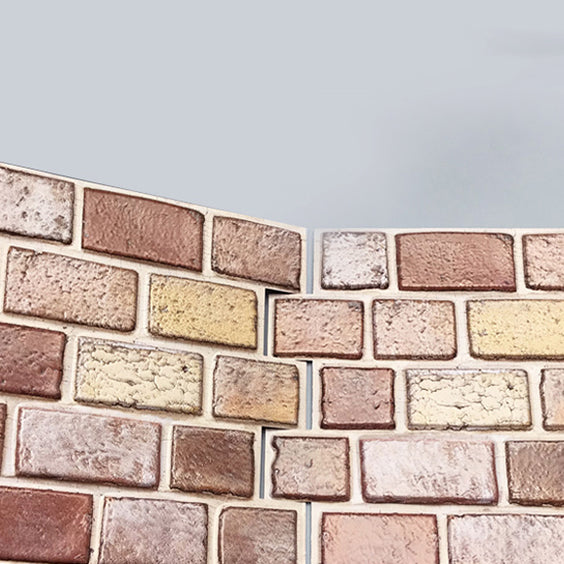 Lisslune | Artificial Brick Panel Wall Farmhouse Style Simple Living Room Wall Panel (5-Pack)