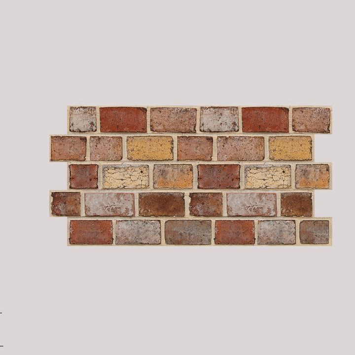 Lisslune | Artificial Brick Panel Wall Farmhouse Style Simple Living Room Wall Panel (5-Pack)