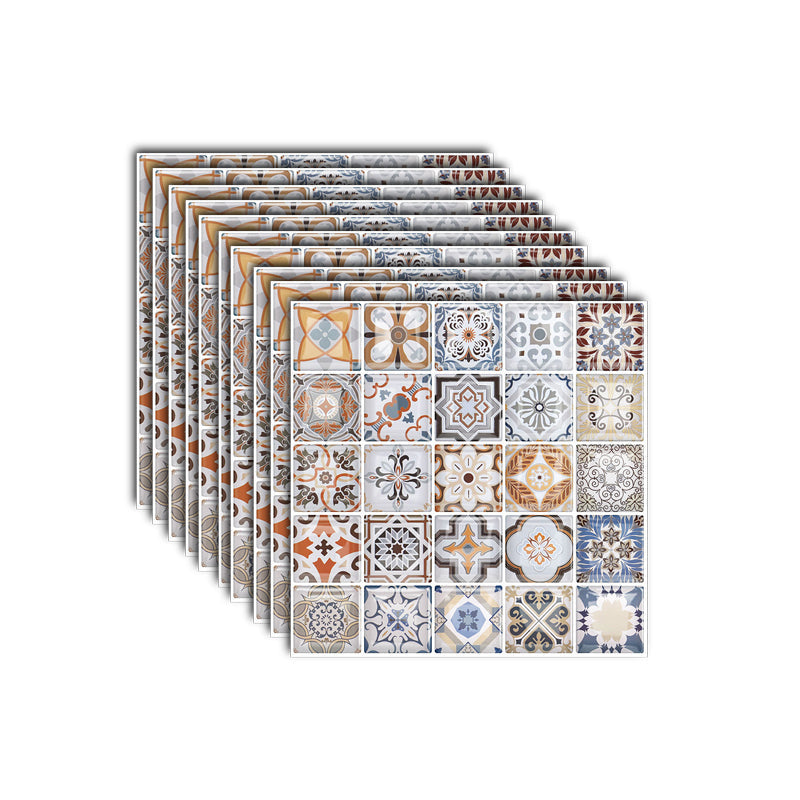 Lisslune | 12"x 12" Resin Mosaic Tiles Square Self-Adhesive Tiles for Backsplash & Wall Tile
