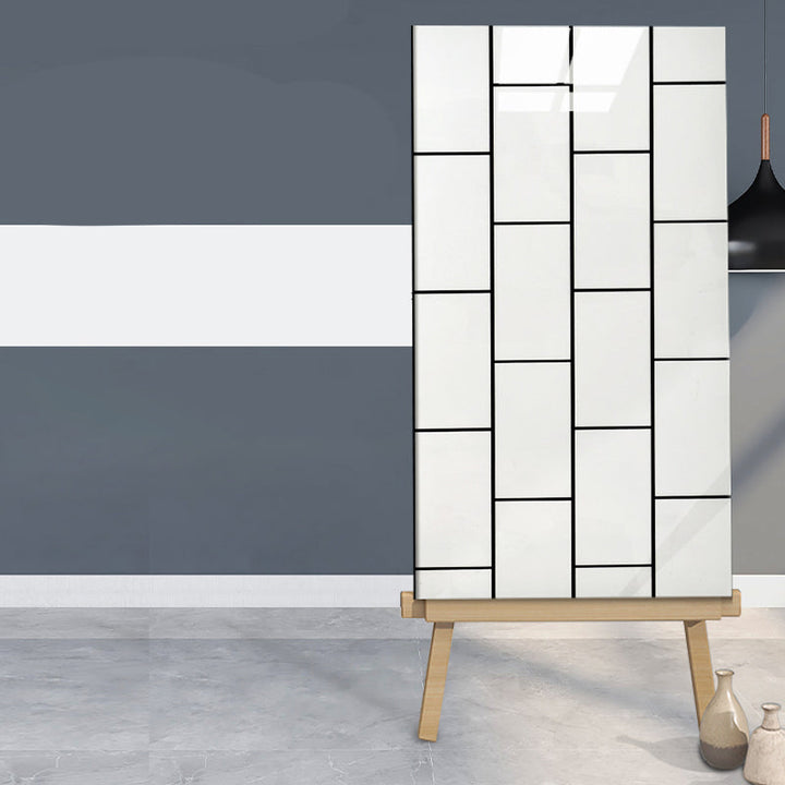 Lisslune | Rectangular Peel-and-Stick Tiles PVC Single Tile for Kitchen and Bathroom