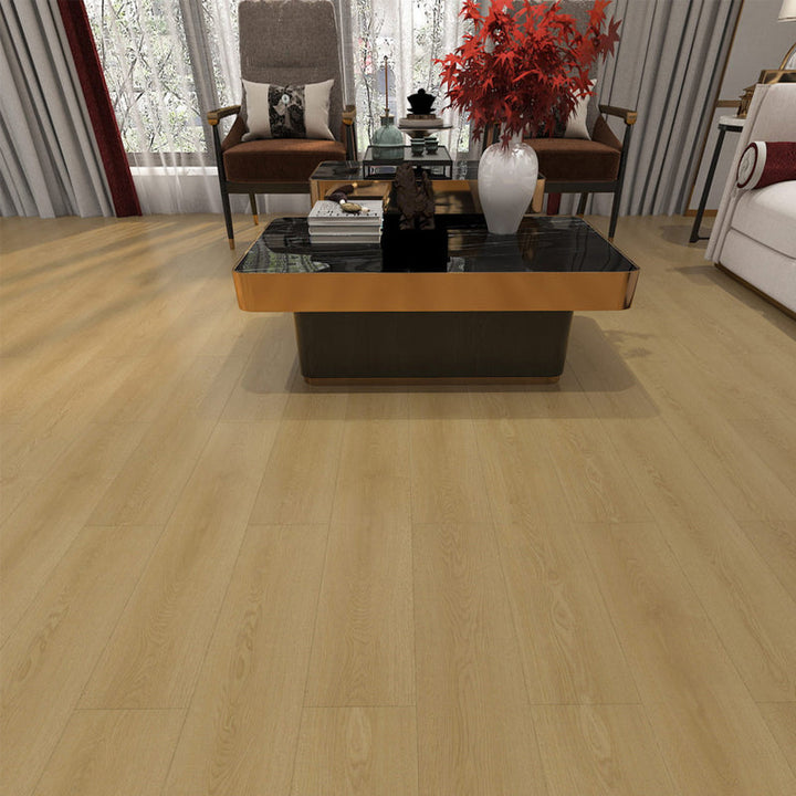 Lisslune | 49"x8" width E0 natural solid wood laminate flooring, click-lock, waterproof