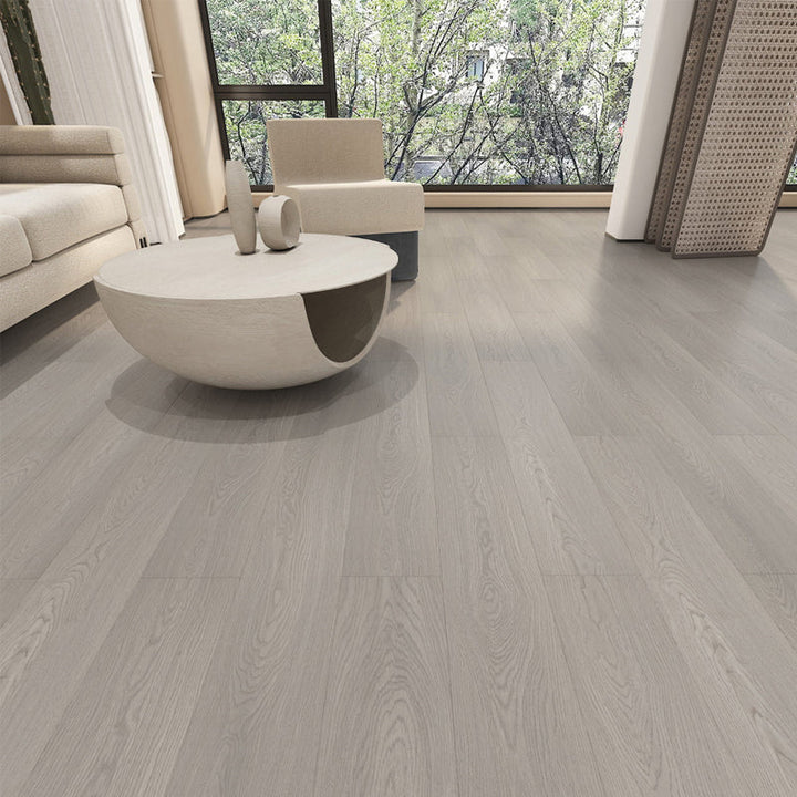 Lisslune | 49"x8" width E0 natural solid wood laminate flooring, click-lock, waterproof