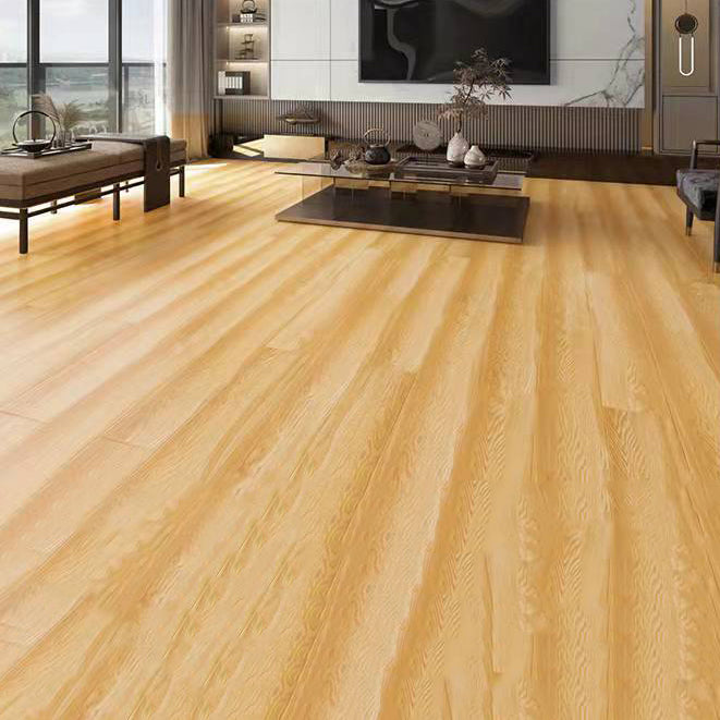 Lisslune | 49"x8" width E0 natural solid wood laminate flooring, click-lock, waterproof