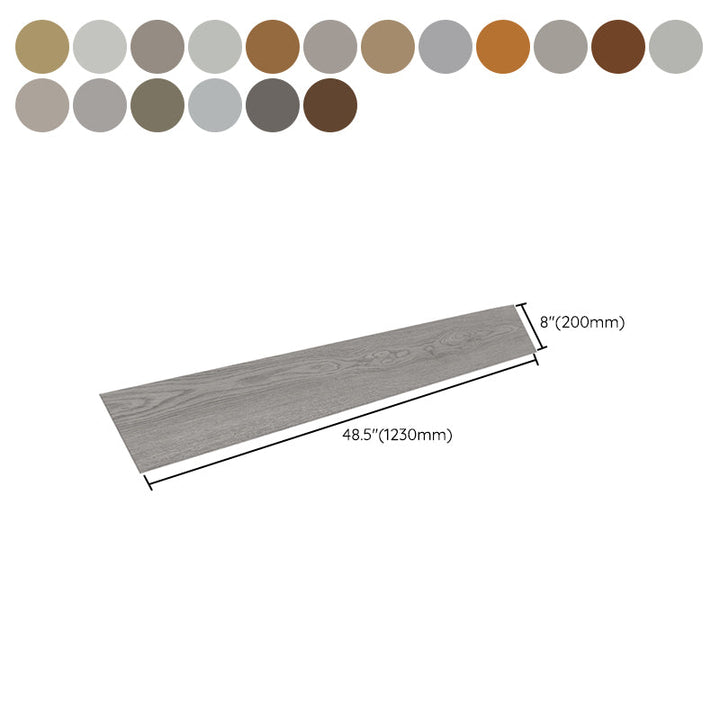 Lisslune | 49"x8" width E0 natural solid wood laminate flooring, click-lock, waterproof