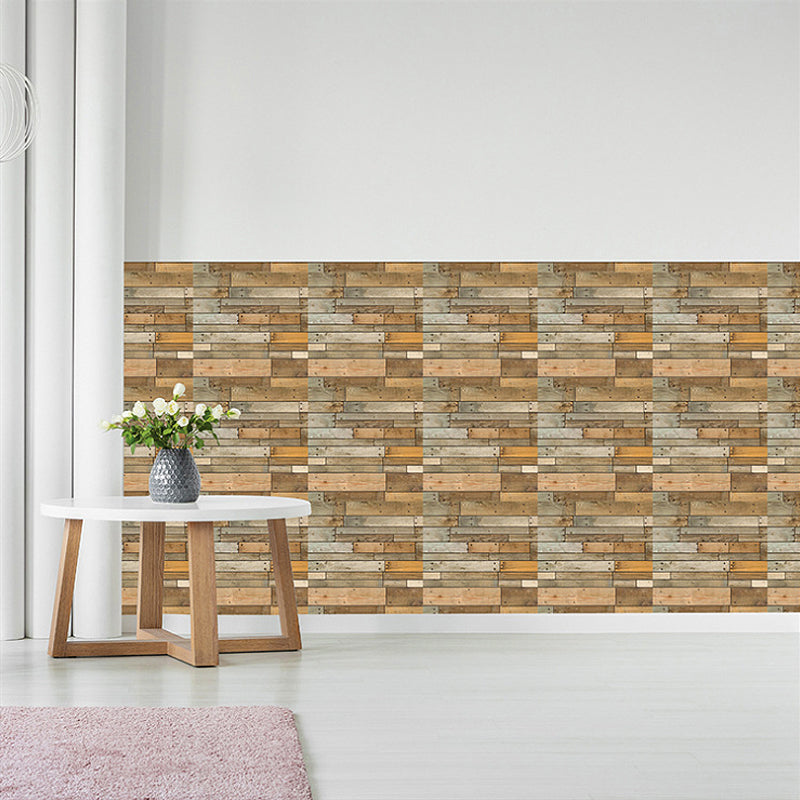 Lisslune | 3D Wood Grain Wall Panel modern minimalist Home Living Room Bathroom Panel Wall (5-Pack)