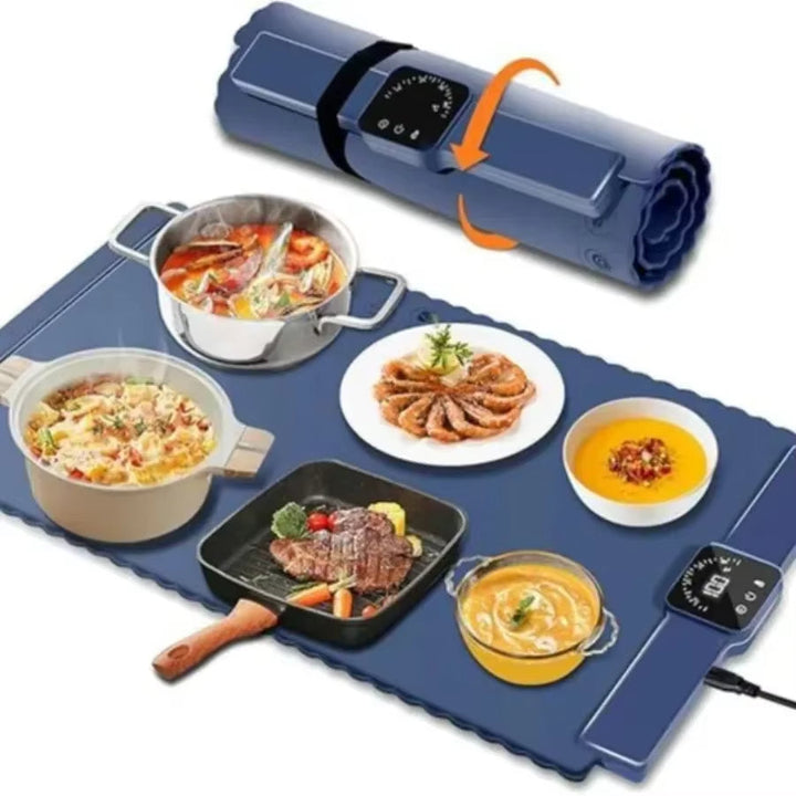 Lisslune | Safe Heat Roll-Up Electric Food Warmer Mat