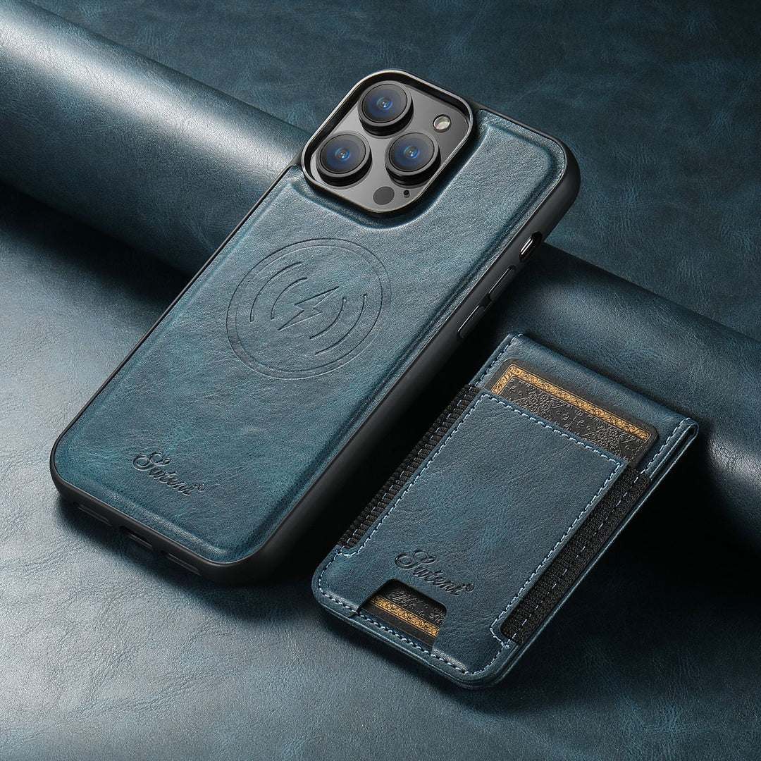 Lisslune | Leather phone case with card holder and MagSafe compatibility